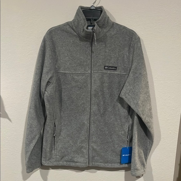 Columbia Gray Fleece Jacket - Picture 1 of 5